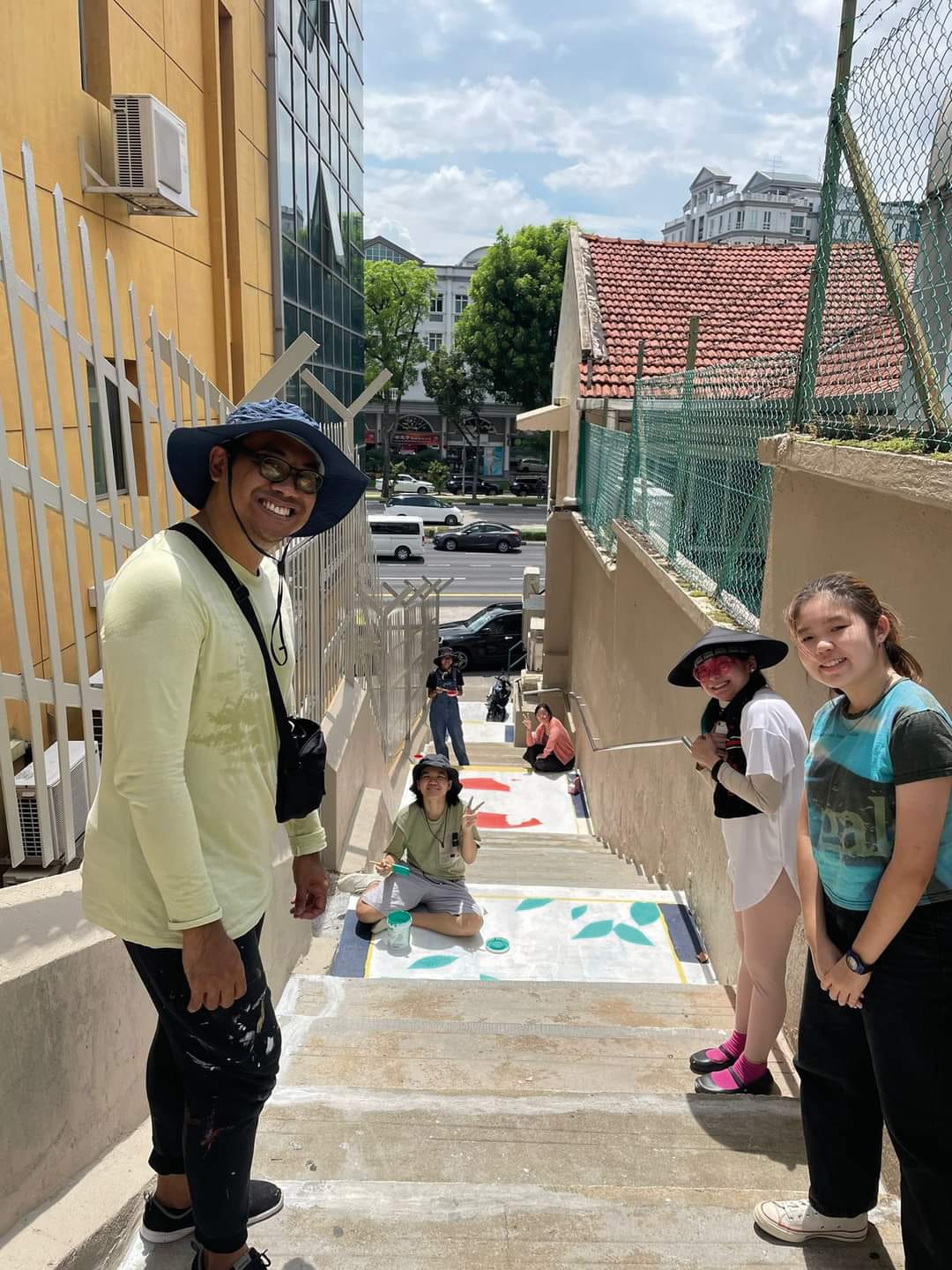 Photo of public artwork at Staircase along Upper Thomson Road